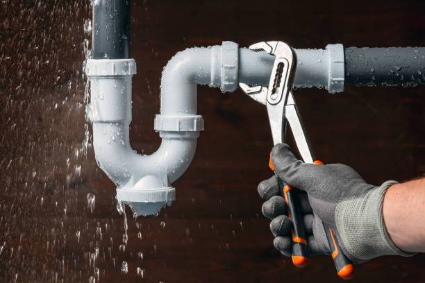 Professional Emergency Plumber technician working in Claiborne, MD